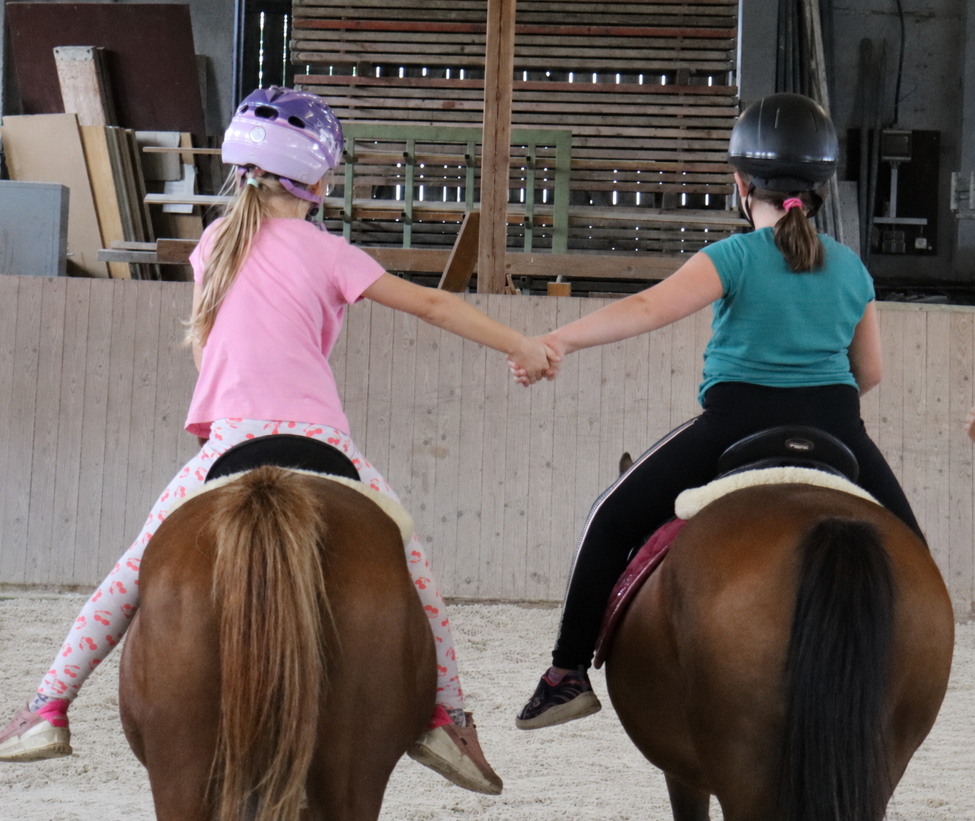Kindergeburtstag mit Pferden im Reitstall Kolkwitz
